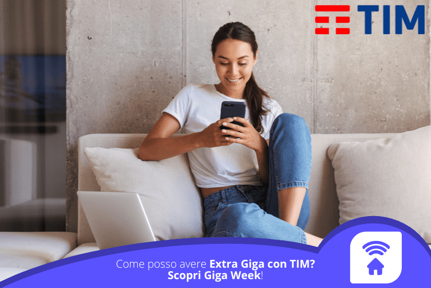 Giga Week Tim e come ottenere più dati internet!