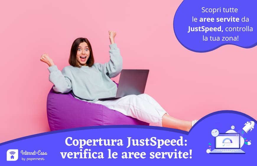 Justspeed Copertura: quali sono le aree servite? Controlla la tua zona!