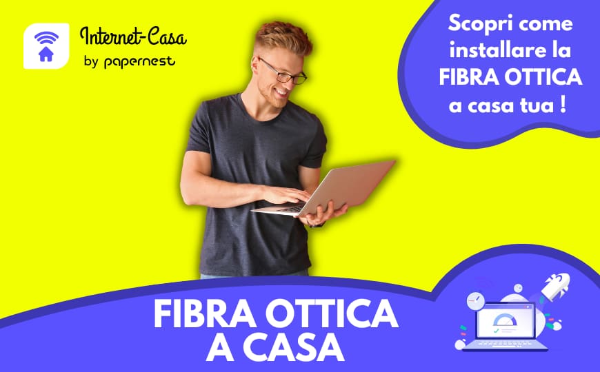 Portare la fibra ottica dalla cabina a casa: quanto costa e come fare