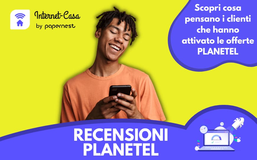 Cosa dicono di Planetel? Scopri le recensioni e le opinioni dei clienti