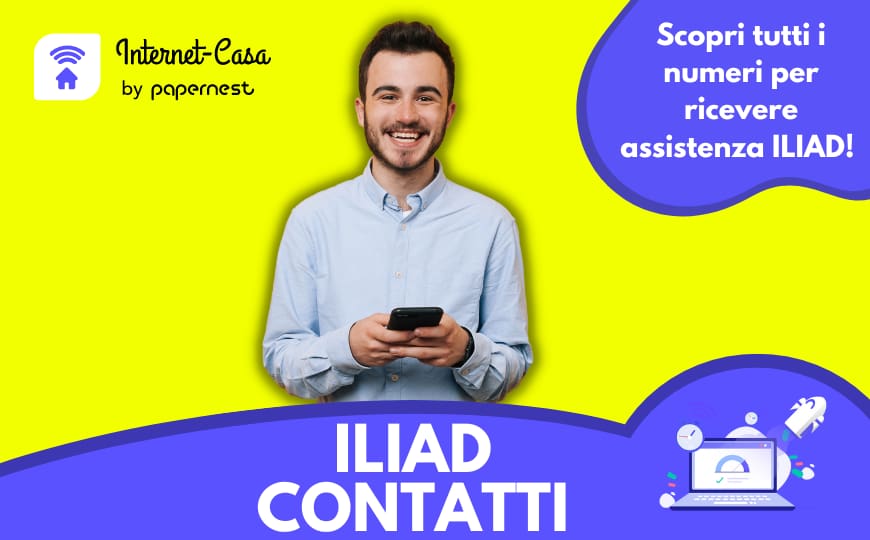 Tutti i contatti e area personale Iliad